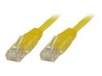 MicroConnect - Nettverkskabel - RJ-45 (hann) til RJ-45 (hann) - 1.5 m - UTP - CAT 6 - halogenfri, flertrådet - gul