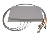 Cisco Aironet 4-Element Patch Self-Identifying - Antenne - 6 dBi (for 2,4 GHz), 6 dBi (for 5 GHz) - direksjonal - utendørs, innendørs - for Catalys...