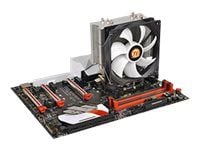 Thermaltake Contac Silent 12 - Prosessorkjøler - (for: LGA775, LGA1156, AM2, AM2+, LGA1366, AM3, LGA1155, AM3+, FM1, FM2, LGA1150, LGA1151, AM4) - ...