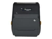 Zebra ZD421t - Etikettskriver - termotransfer - Rull (11,2 cm) - 300 dpi - inntil 102 mm/sek - USB 2.0, USB-vert, Bluetooth 4.1, Wi-Fi(ac) - grå