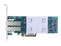 QLogic 16Gb FC Dual-Port HBA (Enhanced Gen 5) - Vertbussadapter - PCIe 3.0 x8 lav profil - 16Gb Fibre Channel x 2 - for ThinkSystem SR250; SR530; S...