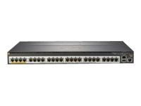 HPE Aruba 2930M Switch 24G 1 Slot PoE Class 6 Layer 3 10 Chassis Backplane Stacking Static RIP Access OSPF Routing ACLs