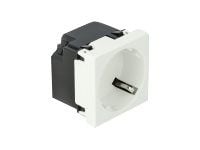 DeLOCK 81321, CEE 7/3, 3 moduuli(a), 3P+N+PE, Valkoinen, Akryylinitriilibutadieenistyreeni (ABS), Muovi, 250 V