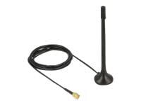 DeLOCK ISM 433 MHz antenni - Antenni - 12,1 cm - 2 dBi - suuntaamaton - sisätiloissa - musta