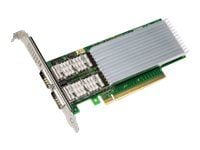 Intel Ethernet Network Adapter E810-CQDA2 - Nettverksadapter - PCIe 4.0 x16 lav profil - QSFP28 x 2