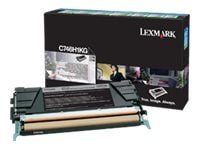 Lexmark C746H1KG, 12000 sivua, musta, 1 kpl