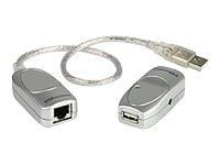 ATEN UCE60, Verkkolähetin, 60 m, 12 Mbit/s, Cat5, Cat5e, Cat6, Hopea, Muovi