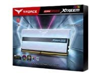 T-Force Xtreem ARGB White - DDR4 - sett - 16 GB: 2 x 8 GB - DIMM 288-pin - 3600 MHz / PC4-28800 - CL18 - 1.35 V - ikke-bufret - ikke-ECC - hvit