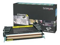 Lexmark C734A1YG, 6000 sivua, Keltainen, 1 kpl