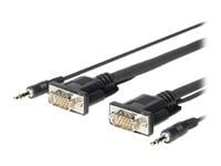 VivoLink Pro - VGA- / lydkabel - HD-15 (VGA), ministik (han) til HD-15 (VGA), ministik (han) - 1.8 m - tommelskruer VivoLink Pro - VGA- / lydkabel - HD-15 (VGA), ministik (han) til HD-15 (VGA), ministik (han) - 1.8 m - tommelskruer