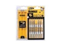 DeWALT XPC DT2296-QZ - Sticksågsbladsats - för trä, spånskiva, plywood, laminat, polyvinylklorid (PVC) - 10 delar - längd: 100 mm