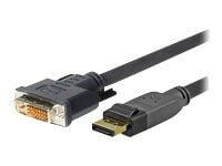VivoLink Pro - DisplayPort-kabel - DisplayPort (hann) til DVI-D (hann) - 2 m - låst, tommelskruer