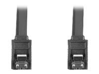 Lanberg - SATA-kabel - Serial ATA 150/300/600 - SATA (hunn) til SATA (hunn) - 70 cm - svart