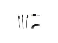 Cablexpert - Lightning-kaapeli - USB han til Micro-USB Type B, Lightning, USB-C han - 1 m - lajittelu