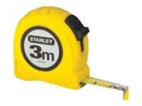 Stanley - Målebånd - 3 m - bladbredde: 12.7 mm