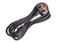 APC - Strømkabel - IEC 60320 C19 til BS 1363A (han) - 2,44 m - lajittelu - P/N: SMT2200I-AR, SMT2200R2I-AR, SMT3000I-AR, SMT3000R2I-AR, SMX3000HVTU...