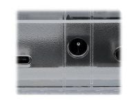 Delock - HDD-dokkestasjon - brønner: 1 - 2,5" / 3,5" delt - SATA 6Gb/s - USB-C - gjennomsiktig