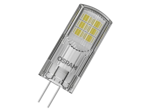 OSRAM LED STAR - LED-lyspære - form: T14 - klar finish - G4 - 2.6 W (ekvivalent 28 W) - klasse F - varmt hvitt lys - 2700 K