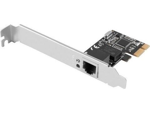 Lanberg PCE-1GB-201 - Nettverksadapter - PCI Express x1 lav profil - Gigabit Ethernet x 1