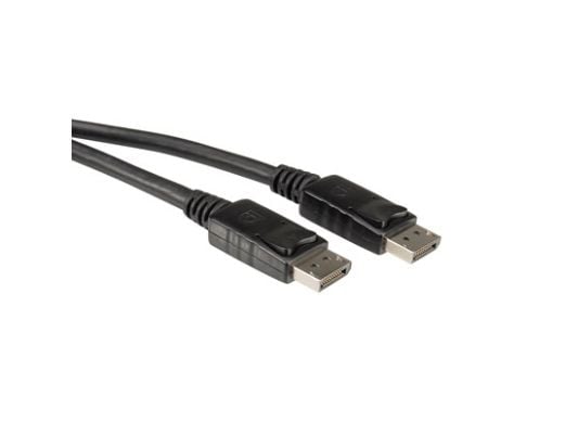 VALUE 11.99.5603, 3 m, DisplayPort, DisplayPort, Hankjønn, Hankjønn, Sort