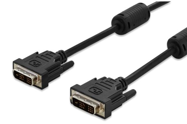 Digitus AK-320100-020-S, 2 m, DVI-D, DVI-D, musta, Nikkeli, 1920 x 1200 pikseliä