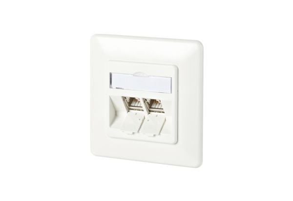 BTR NETCOM 130B11D21002-E, RJ-45, 6a, Valkoinen