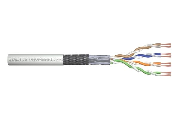 DIGITUS Professional - Bulkkabel - SF/UTP - CAT 5e - grå