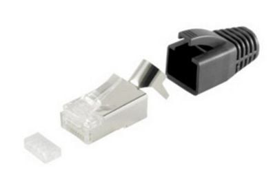 shiverpeaks BS72067-10S, RJ-45, Sort, Hankjønn, Rett, Polykarbonat (PC), Cat5e/6/6A/7