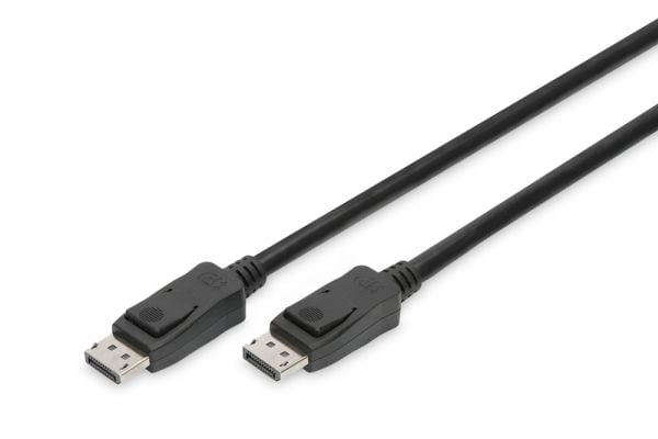 DIGITUS - DisplayPort-kabel - DisplayPort (hann) til DisplayPort (hann) - DisplayPort 1.4 - 5 m - 8K-støtte - svart