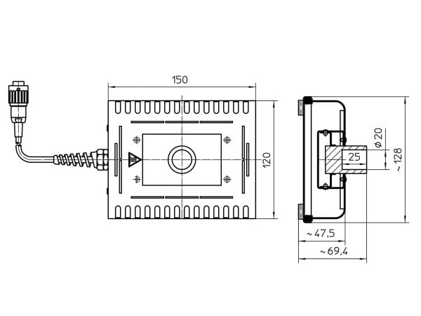 Weller WSB 80, Juotoshaude, Weller, 420 s, 50 °C, 450 °C, Ruostumaton teräs