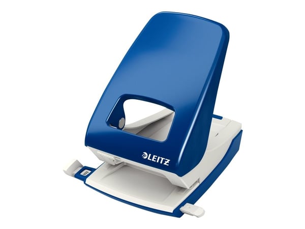 Hullemaskin Leitz 5138 NeXXt, 2-hulls 40 ark metall Blå