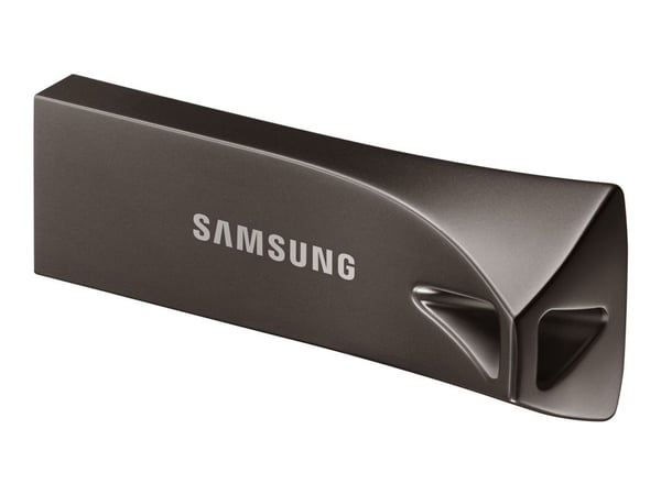 Samsung BAR Plus MUF-256BE4 - USB-flashstasjon - 256 GB - USB 3.1 Gen 1 - titangrå