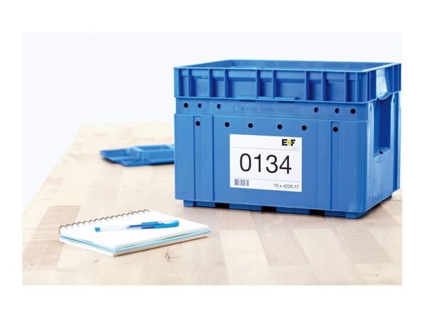 HERMA Premium - Papir - matt - permanent selv-adhesiv - hvit - 144 x 105 mm 400 etikett(er) (100 ark x 4) laminerte etiketter