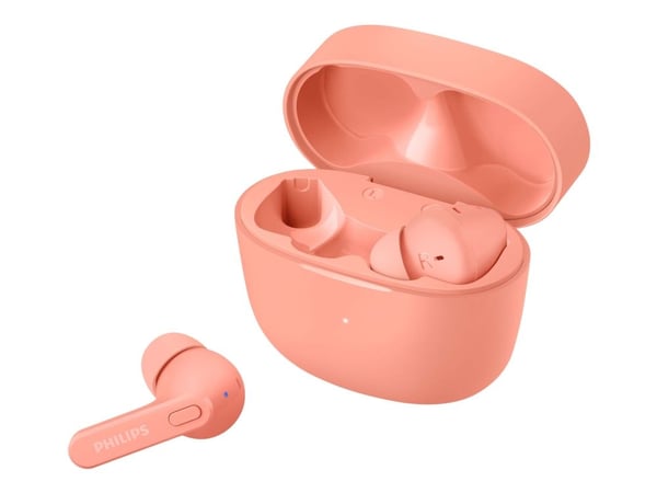 Philips TAT2206PK - True wireless-hodetelefoner med mikrofon - i øret - Bluetooth - lydisolerende - rosa