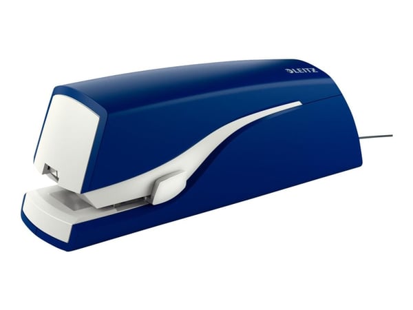 Leitz Large - Elektrisk stiftemaskin - 20 ark / 2 mm - 24/6, 26/6 - plast, metall - blå