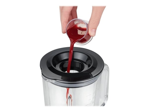 SEVERIN SM 3734 - Mikser - 1 liter - 500 W - børstet rustfritt stål / svart