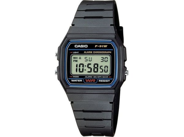 Casio klokke Casio klokke F-91W-1YER Retro Style universal