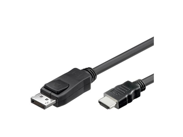 Techly ICOC-DSP-H12-010, 1 m, DisplayPort, HDMI Type A (Standard), Hankjønn, Hankjønn, Rett