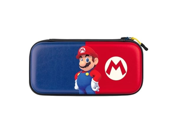 PDP Slim Deluxe: Power Pose Mario, Hardshell case -kotelo, Nintendo, Sininen, Punainen, Nintendo Switch, Nintendo Switch Lite, Nintendo Switch OLED...