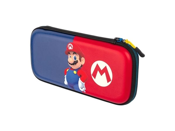 PDP Slim Deluxe: Power Pose Mario, Hardshell case -kotelo, Nintendo, Sininen, Punainen, Nintendo Switch, Nintendo Switch Lite, Nintendo Switch OLED...