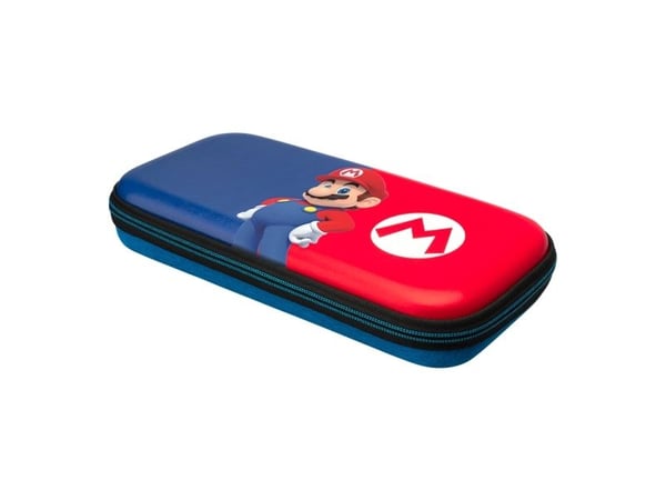 PDP Slim Deluxe: Power Pose Mario, Hardshell case -kotelo, Nintendo, Sininen, Punainen, Nintendo Switch, Nintendo Switch Lite, Nintendo Switch OLED...