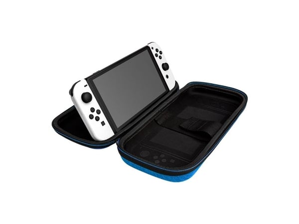 PDP Slim Deluxe: Power Pose Mario, Hardshell case -kotelo, Nintendo, Sininen, Punainen, Nintendo Switch, Nintendo Switch Lite, Nintendo Switch OLED...