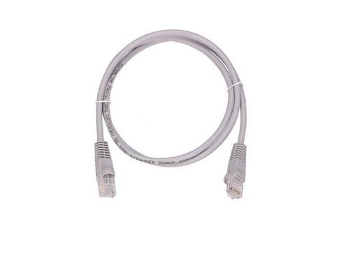 Extralink - Koblingskabel - RJ-45 (hann) til RJ-45 (hann) - 5.3 mm - UTP - CAT 5e - innendørs, formstøpt, uten hindringer - grå