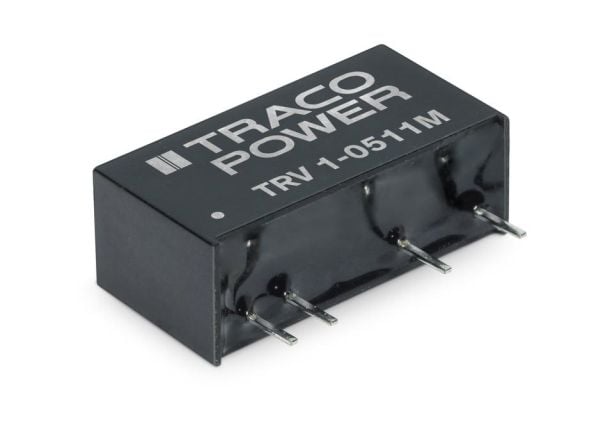 Traco Power TRV 1-2413M, 9,8 mm, 12,5 mm, 19,6 mm, 4,8 g, 1 W, 19.2-28.8 V