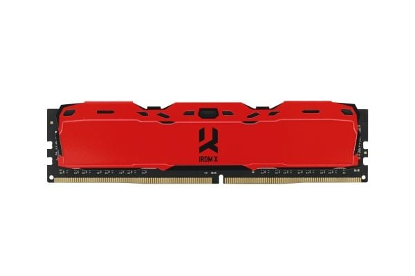 GOODRAM IRDM X - DDR4 - sett - 16 GB: 2 x 8 GB - DIMM 288-pin - 3200 MHz / PC4-25600 - CL16 - 1.35 V - ikke-bufret - ikke-ECC - rød