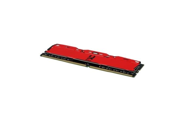 GOODRAM IRDM X - DDR4 - sett - 16 GB: 2 x 8 GB - DIMM 288-pin - 3200 MHz / PC4-25600 - CL16 - 1.35 V - ikke-bufret - ikke-ECC - rød