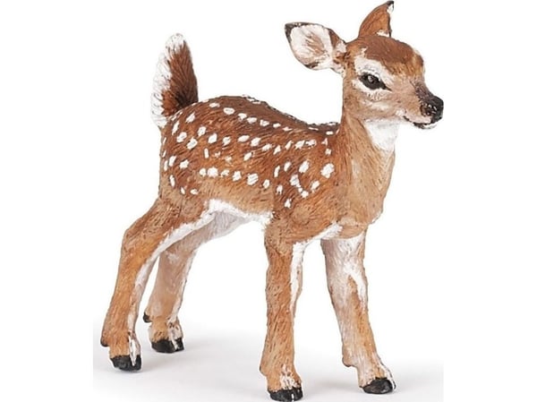 Papo White-tailed fawn, 3 år, Wild animal kingdom, Brun, PVC