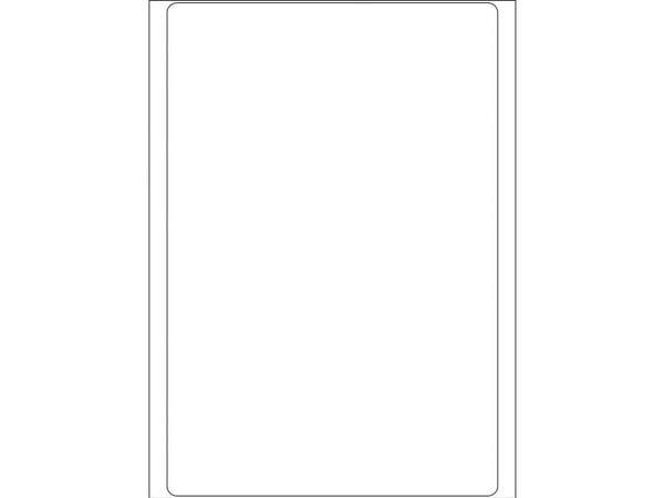 HERMA - Papir - permanet adhesiv - hvit - 100 x 149 mm 32 etikett(er) (32 ark x 1) flerbruks merkelapper