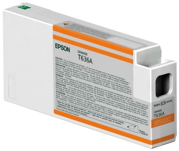 Epson UltraChrome HDR - 700 ml - oransje - original - blekkpatron - for Stylus Pro 7900, Pro 7900 AGFA, Pro 9900, Pro WT7900, Pro WT7900 Designer E...