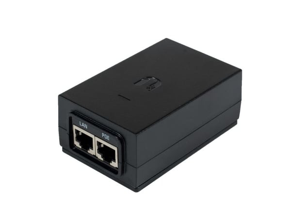 Ubiquiti POE-48-24W, Nopea Ethernet, 10,100 Mbit/s, Musta, 48 V, 100 - 240 V, 50/60 Hz